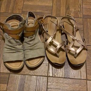 Blowfish (set of 2) size 4 sandals